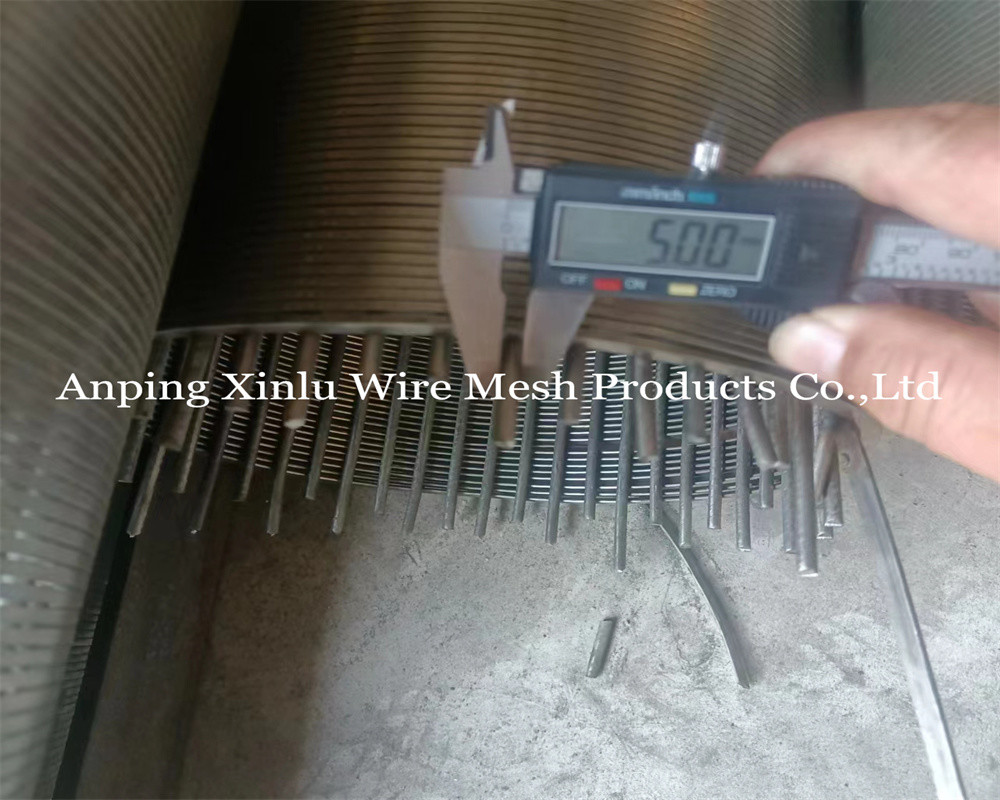 Standard Wedge Wire Screen Pipe for Oil Gas with 3x6mm Support Wire and ECW Construction