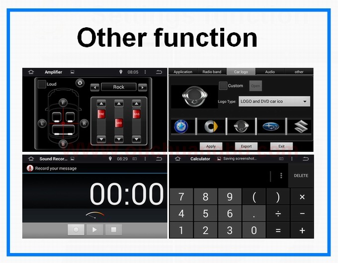 Ouchuangbo DVD Player GPS radio Mazda 2 2010-2012 android 4. 4 3G Wifi iPod Touch Screen