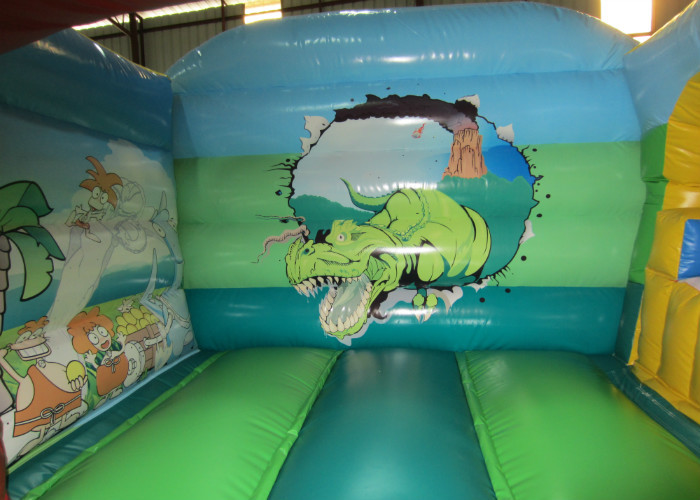Cute classic inflatable dinosaur combo / small dino inflatable combo inflatable dinosaur jumping combo small size bouncy