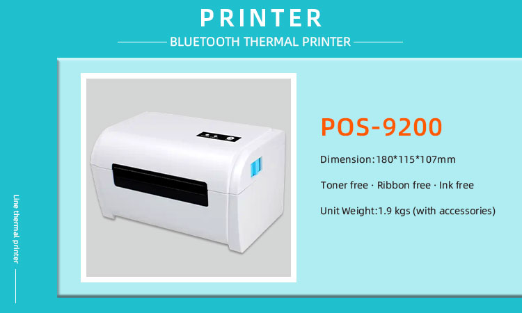 Desktop Thermal Label Printer with 160mm/s Black Print Speed and USB / LAN / Bluetooth