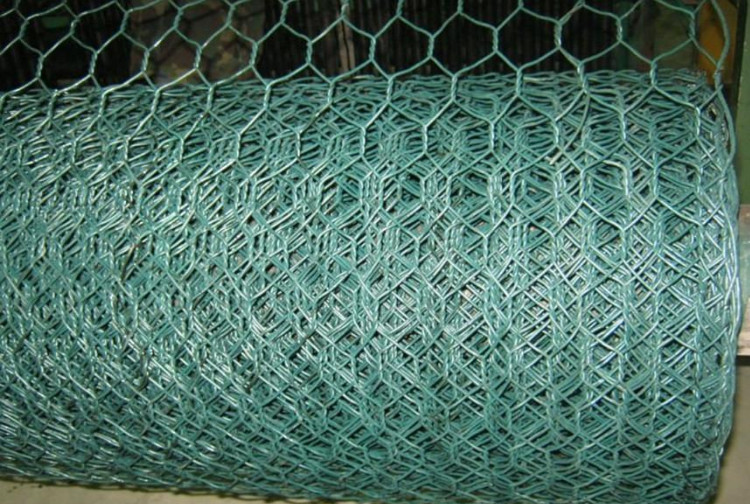 BWG16 Galvanized Hexagonal Wire Mesh , W1m Rabbit Wire Netting