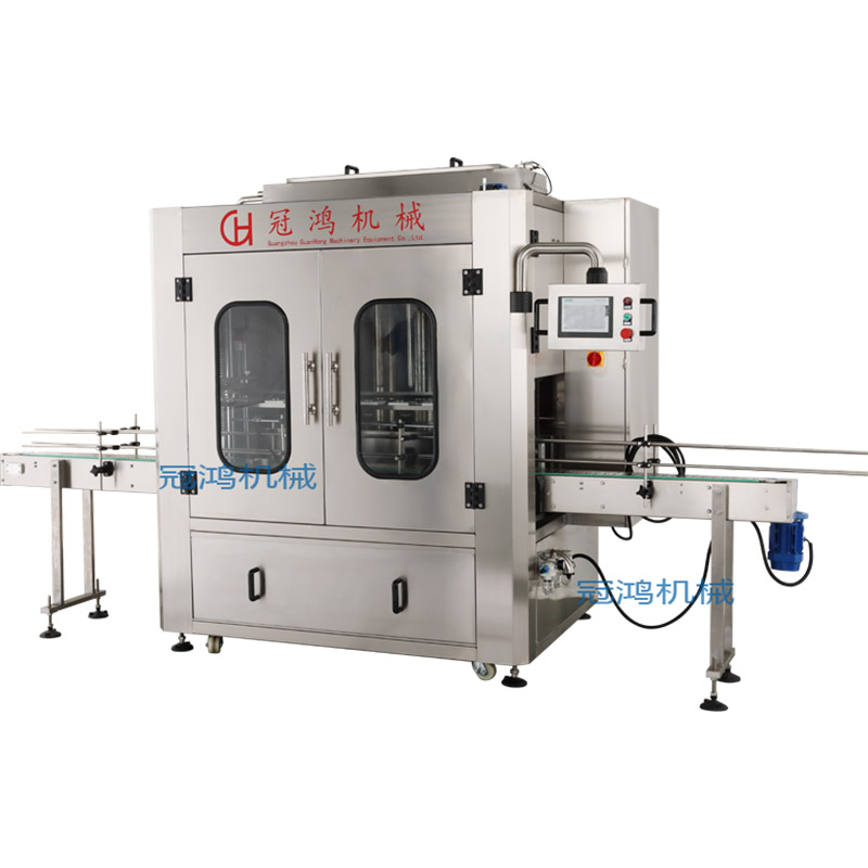 Automatic Multi-Heads Wine Washing Negative Pressure Filling Capping Labeling Machine Line