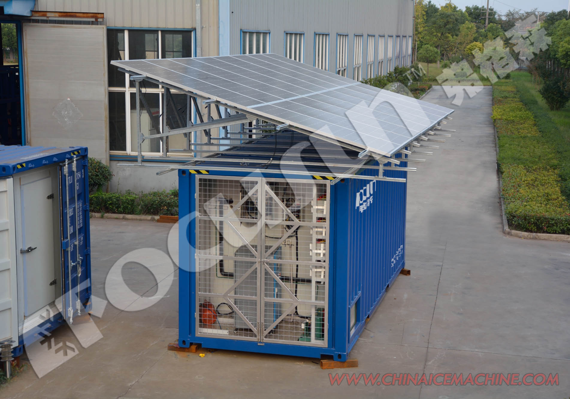 Non-Pollution and Safe Containerized Solar Powered Cold Room for Storage