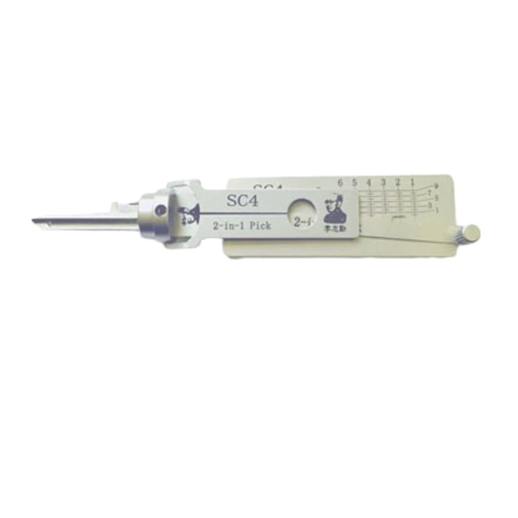 Lishi Sc4 Lock Pick For Schl Stainless Steel Tools Lock Picking Lishi 2 In1 Picks