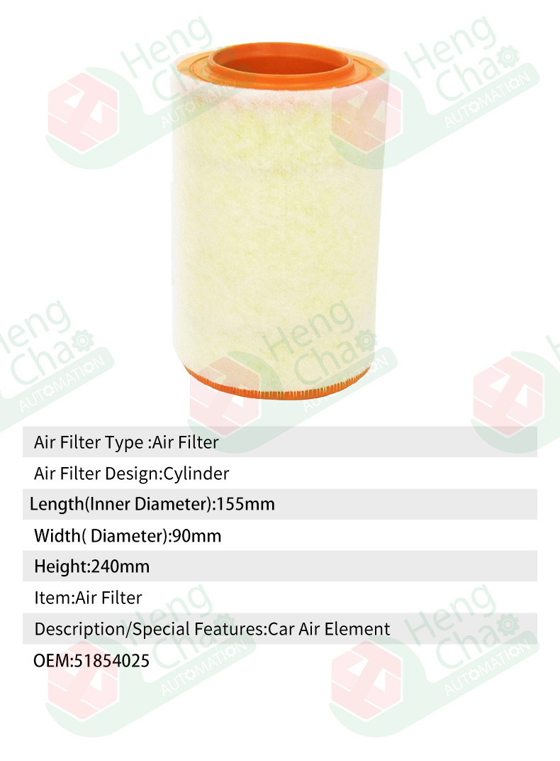 Car Air Filter Oem 51854025 Air Filter Screen Making Machines Production