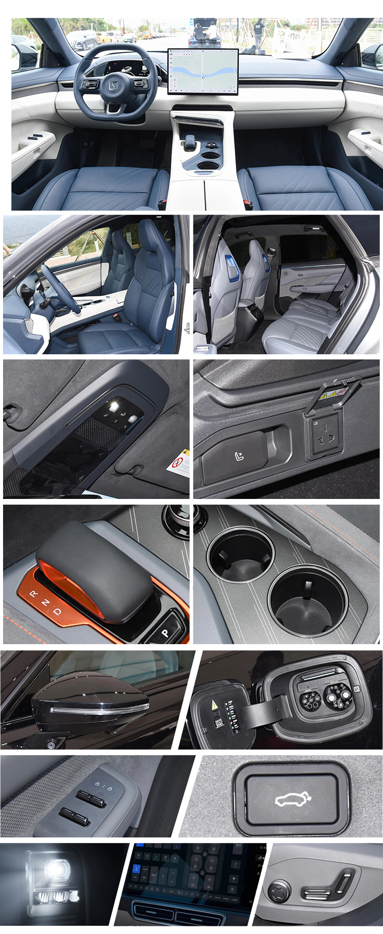 2024-2025 WE 4WD Sports Long Range Electric Vehicle Zeekr 001 White 5-Door 5-Seat Hatchback Body Structure for Standards