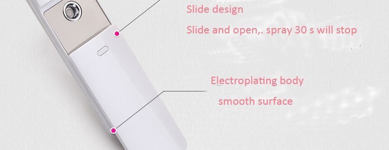 Nano Facial Mister Portable Mini Face Mist Handy Sprayer Atomization Cool Facial Steamer