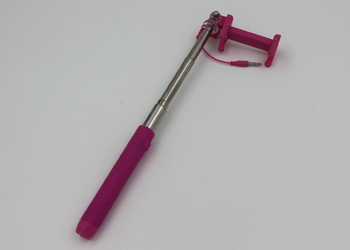 Mini Pocket Foldable Selfie Stick For Cell Phone With Rubber Handle 13.4cm Length