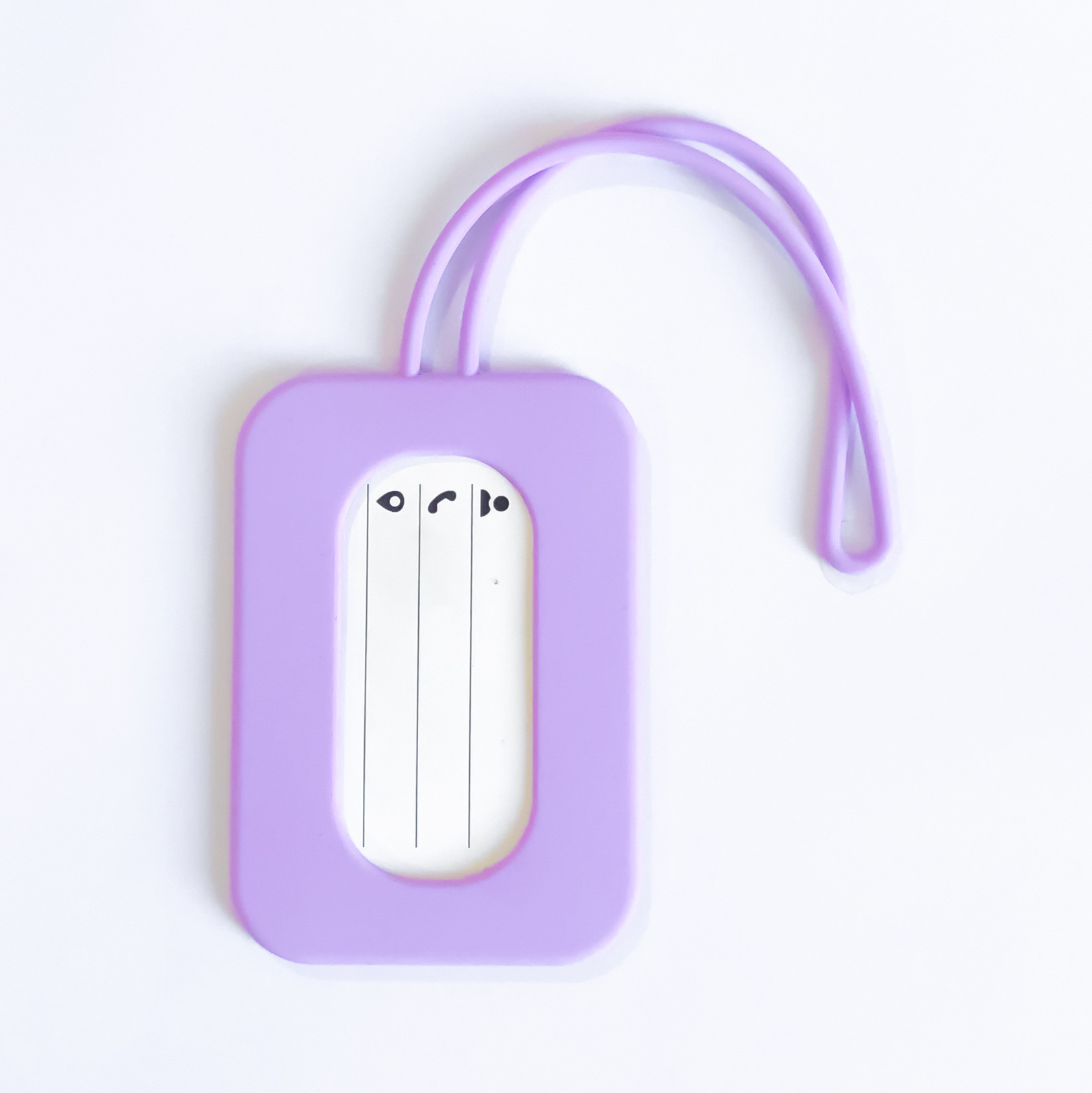 Cartoon Baggage Suitcase Labels Colorful Silicone Name ID Card For Creative Travelers