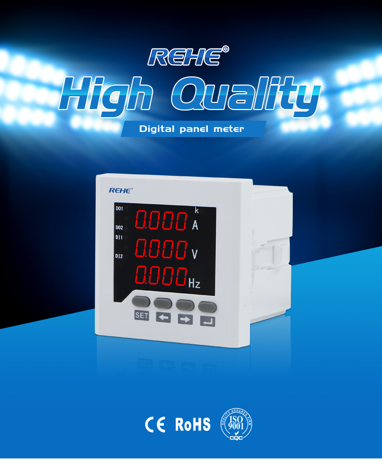 Data Logger For Current Voltage Frequency Digital Analog Single Phase Combined Meter RH-UIF73