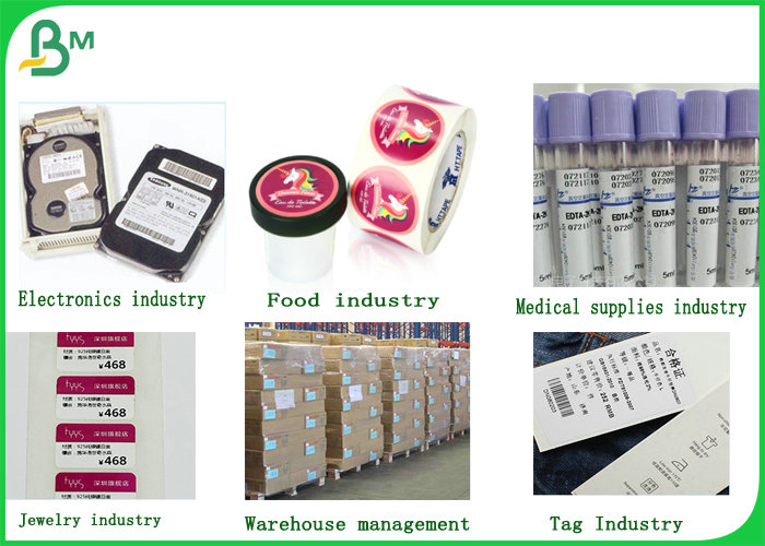 PP PET 100um 200um Synthetic Paper For Medical label Waterproof 