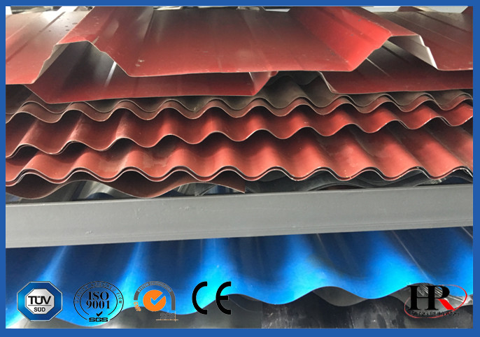 Finished Steel Roof Tile Roll Forming Machine 25 M / Min High Production Capacity