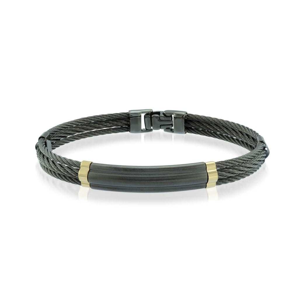 Beaded Mens Stainless Steel Bangle Bracelets Luxury Multilayer Woven Braided Leather Bracelet