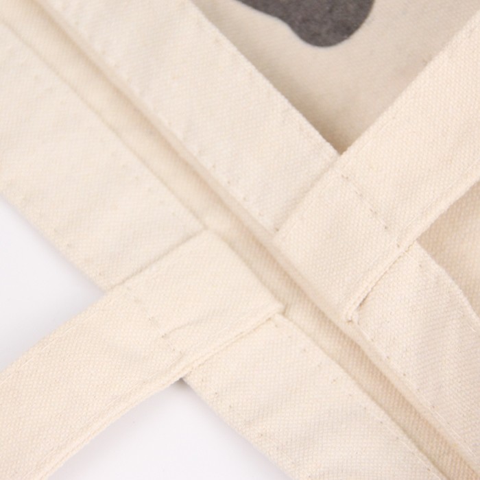 Large Fashion 100% Reusable Cotton Canvas Shopping Bags Heavy Canvas Tote Bag
