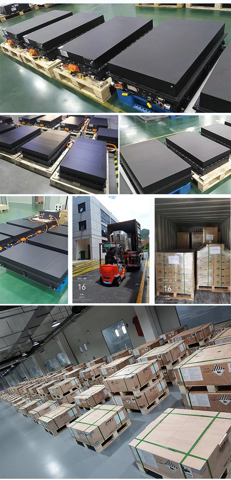 New Electric Car Battery 360V 400V 500V EV Trailer LiFePO4 Battery, 600V 50kwh 100kwh Standard EV Lithium Battery