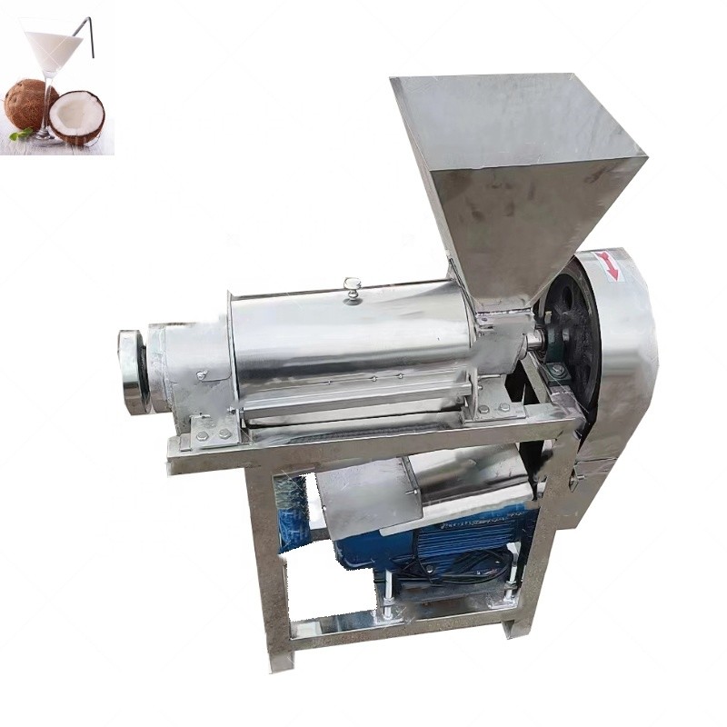 High Efficiency Commercial Coconut Milk Screw Pressing Juicer Extracting Machine