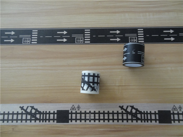 48mmx5m DIY Creative Traffic Road Railway Tape For Kids Toy Car