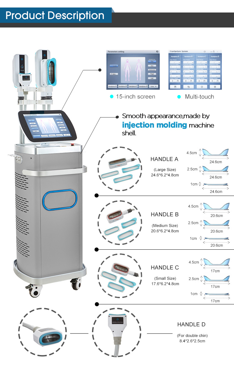 360 Fat Freezing Machine , Ultrasonic 40k Slimming Cavitation Machine