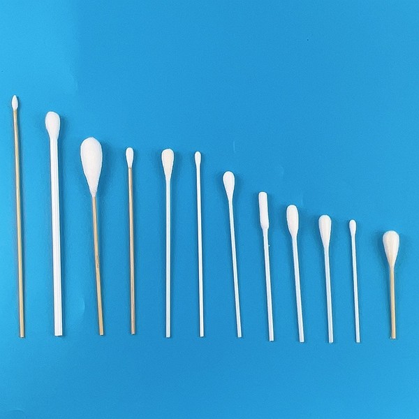 Sterile Sample Collection Swab Cotton Tipped EO Standard Medical Swab