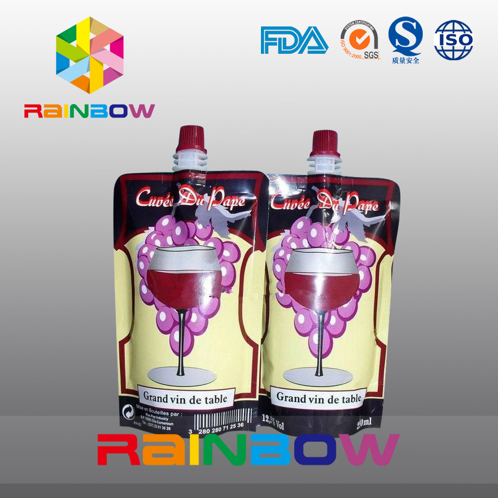 Leak Proof Squeeze Breeze Food Spout Pouch Packaging Stand Up With Double Zipper
