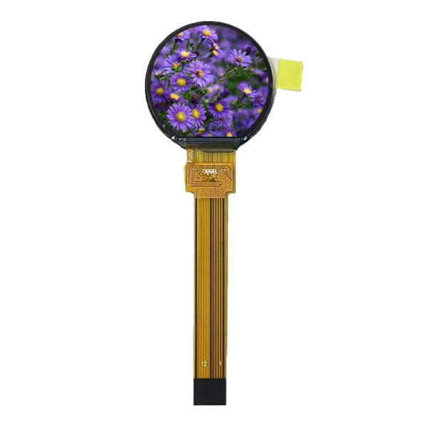 0.99 Inch Round TFT Display 128x115 Resolution 12PINS SPI Interface Driving IC GC9107 450cd/M2