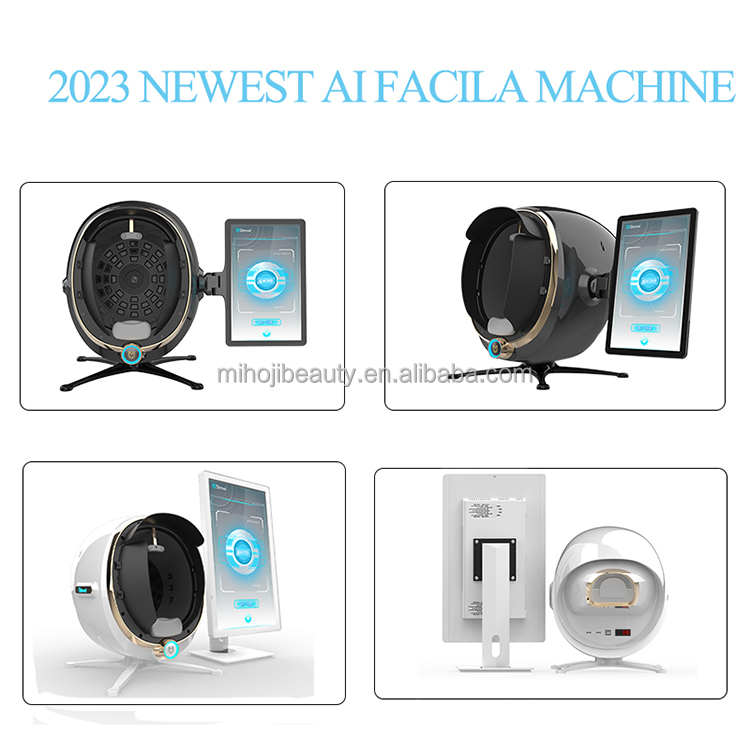 Moisture And Acne 3D Face Skin Analysis Machine with 36 Million Pixels Camera