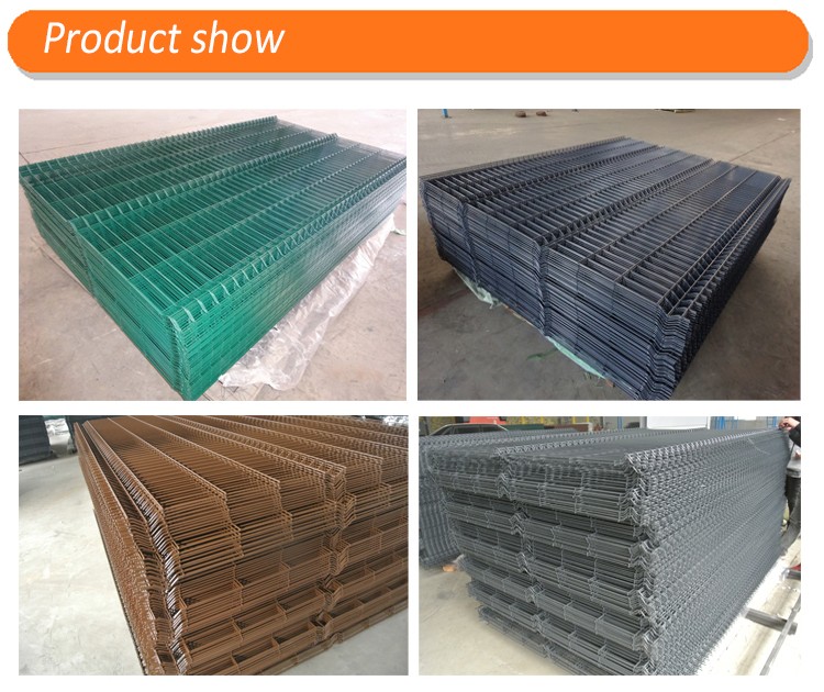 manufacture 3d wire mesh fence 1830mm x 2500mm mesh opening :50mm x 200mm diameter 5.00mm