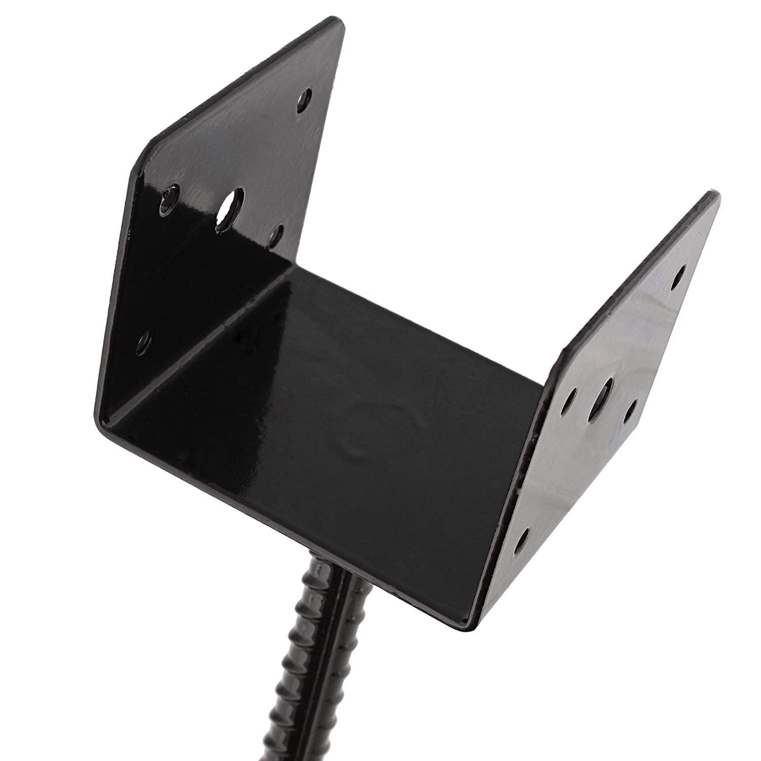 Sturdy and Durable Concrete Column Anchor U Shape Fence Column Bracket for 4x4 Posts