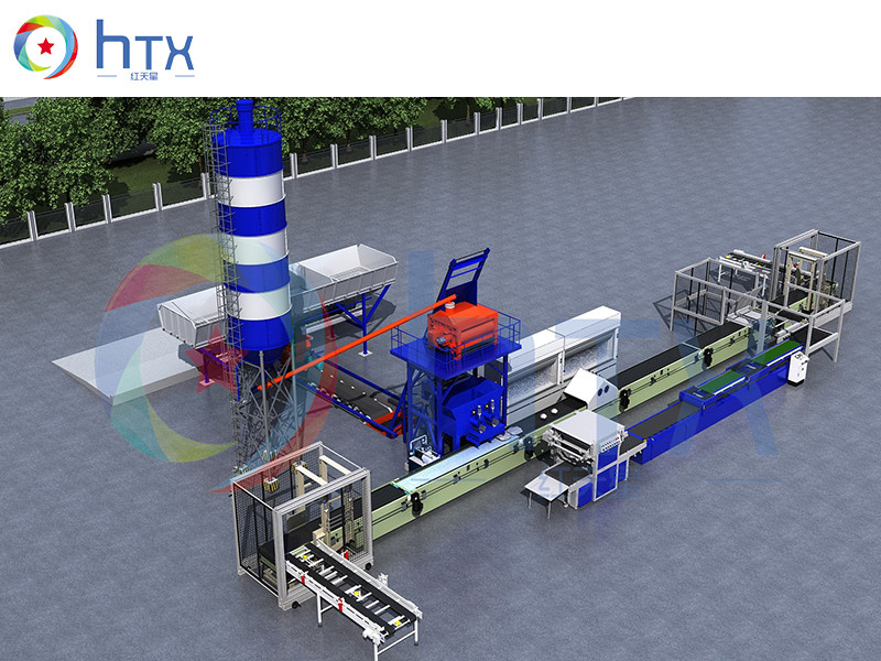 Automatic Artificial Stone Production Line Paving Stone Making Machine