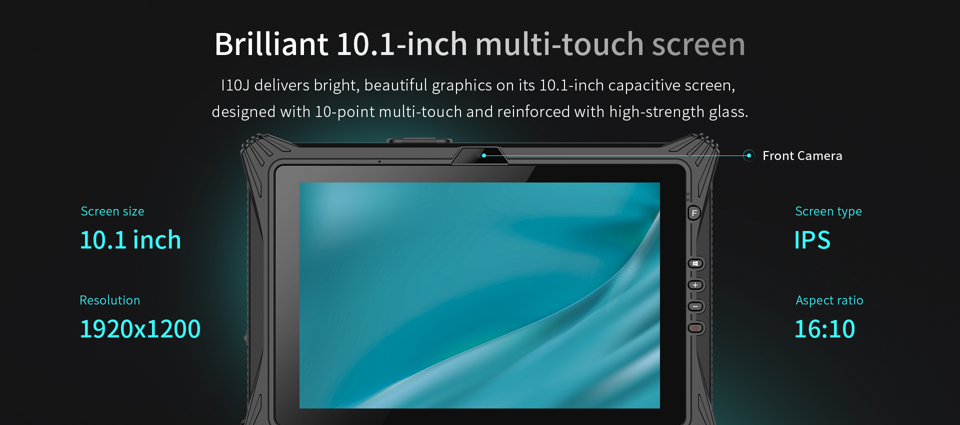Intel 4G WiFi Tablet PC with Fingerprint Recognition and Non-Stop Operation Feature