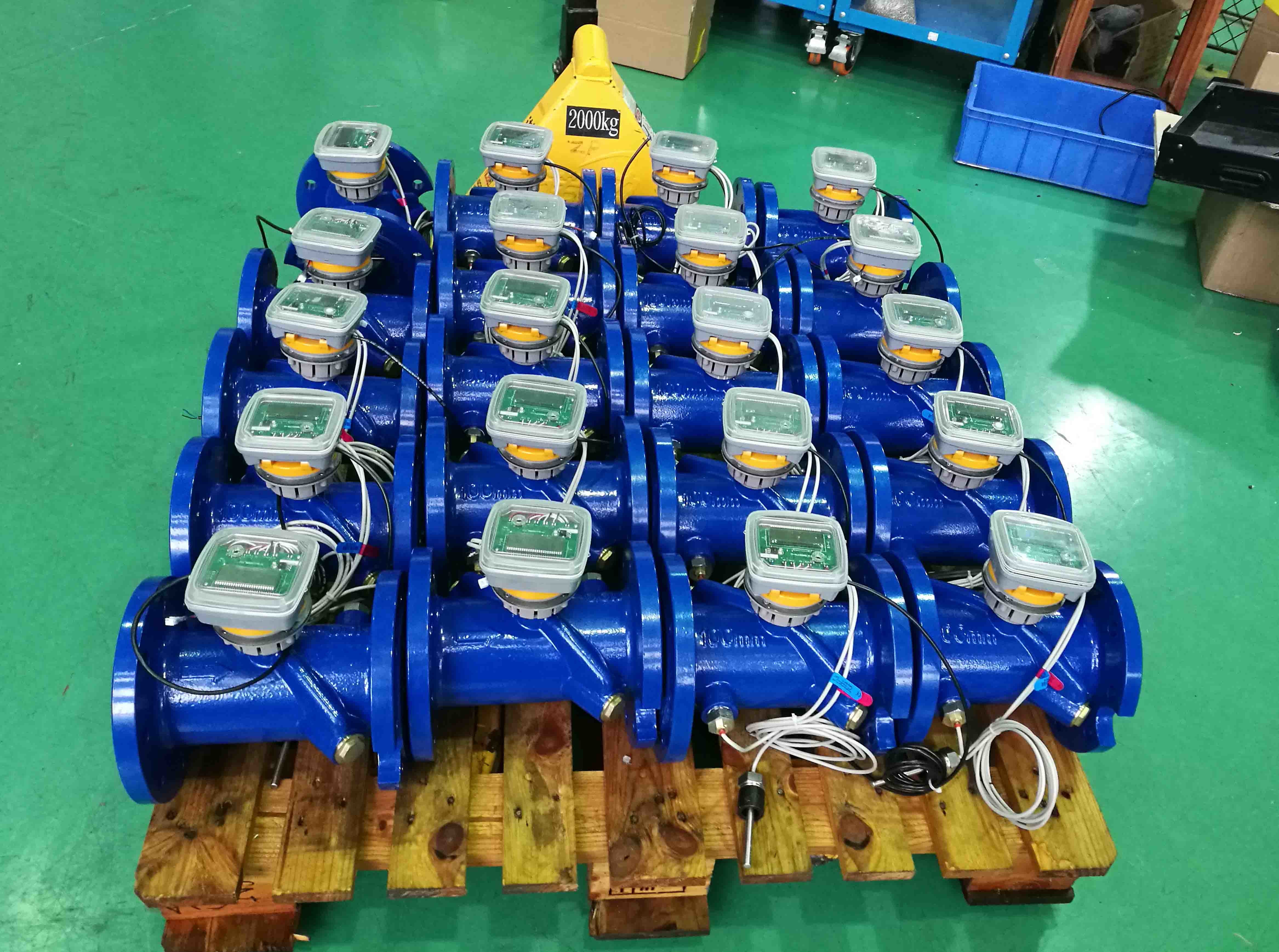Inline E2 Class Ultrasonic Water Meter Irrigation Hydrometer Mbus RS485 For Industrial