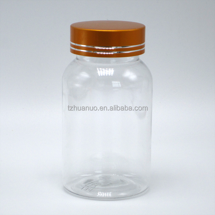 120ml Wide Mouth Flip Top Cap PET Bottle for Customized Pill Bottle Supplement Container