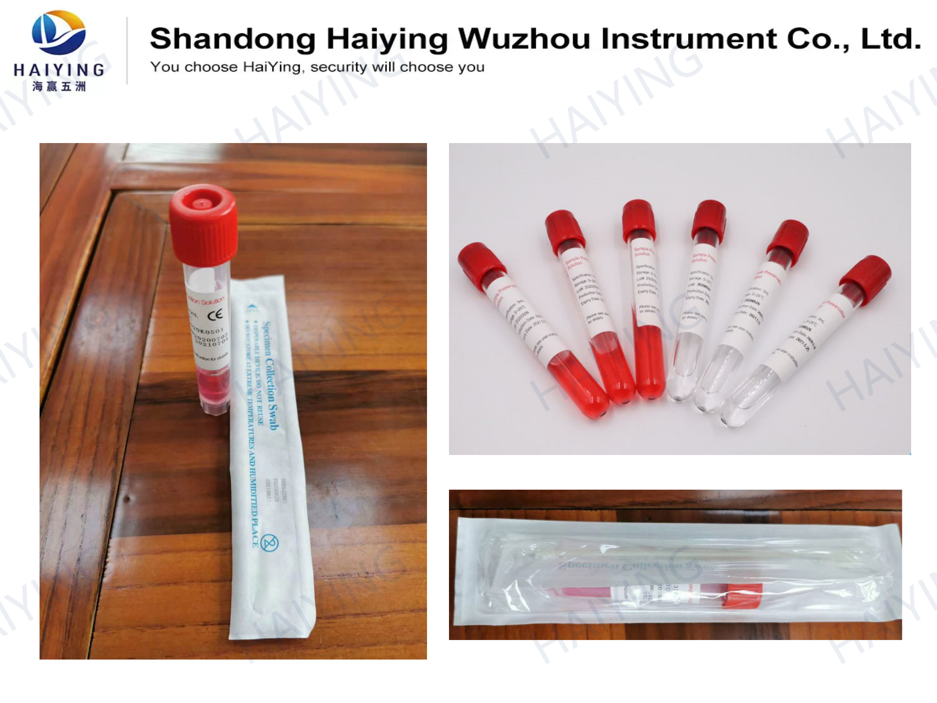 Virus Flu Test Blood Specimen Tubes