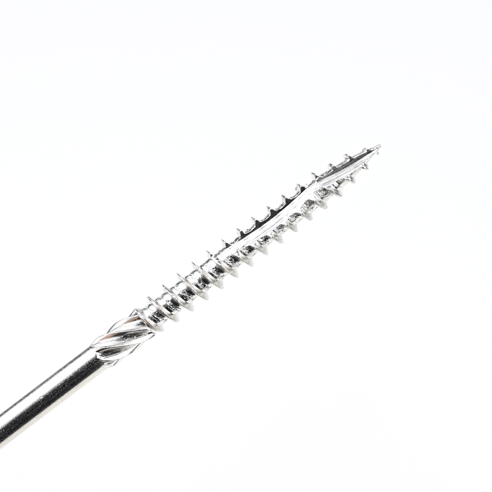 100% QC Test INCH Timber Screw For Door Trim Flat Head Torx Recess Partial Thread