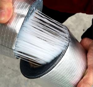 Buy cheap Tape Butyl Aluminum Foil Butyl Tape Adhesive Roof Tape Butyl Rubber Single Sided Self Adhesive Wate product