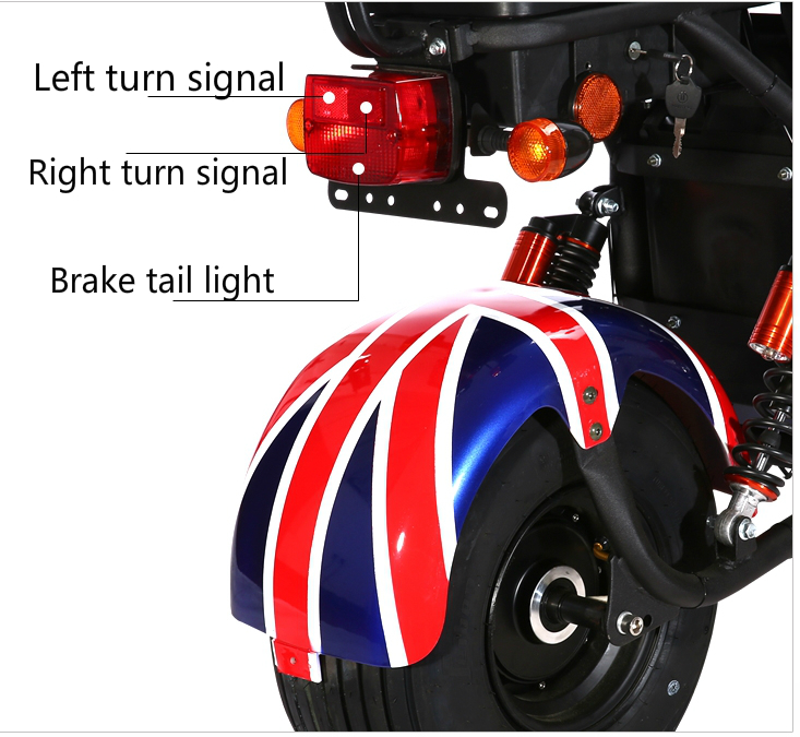 Fat Tire Citycoco Electric Scooter 60v 3200w 1500W Eec Coc Scooter Lithium Battery