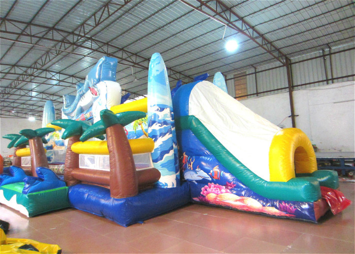 Giant Inflatable dolphin New Ocean undersea world Fun city Inflatable ocean playground park