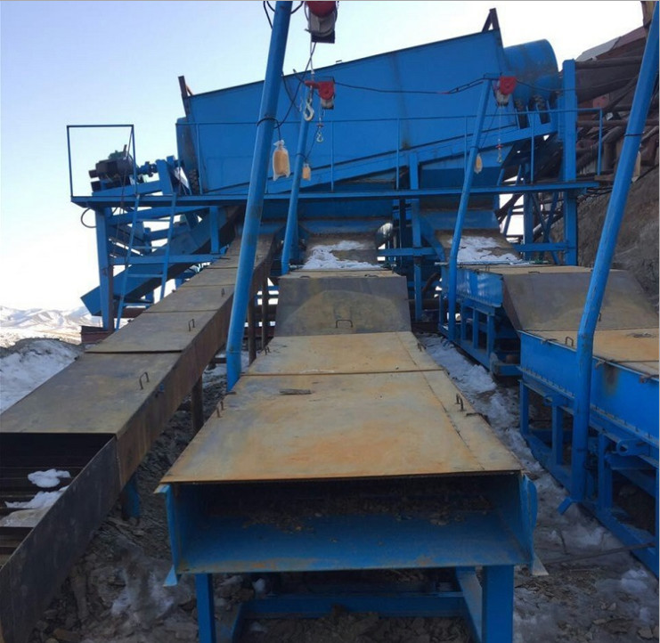 Portable Placer Gold Trommel Screen Washing Plant