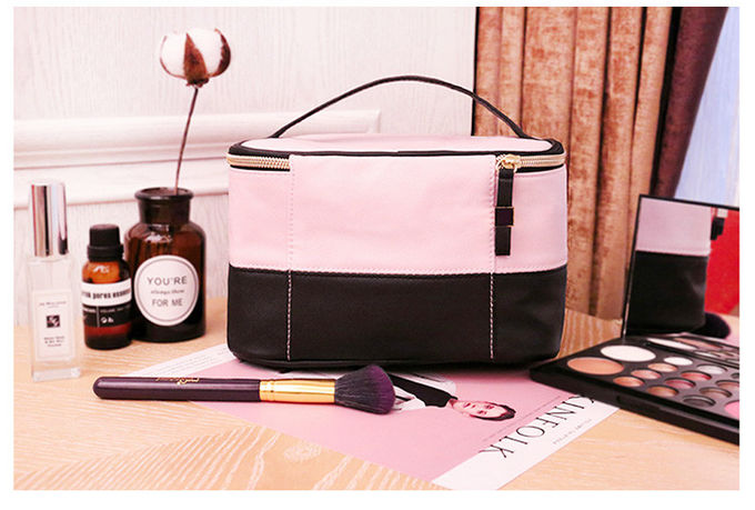 Woman PU Leather Travel Toiletry Bag For Daily Use
