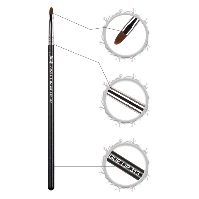 Small Tongue Shape Jessup Makeup Brushes lip Single Make Up Brush