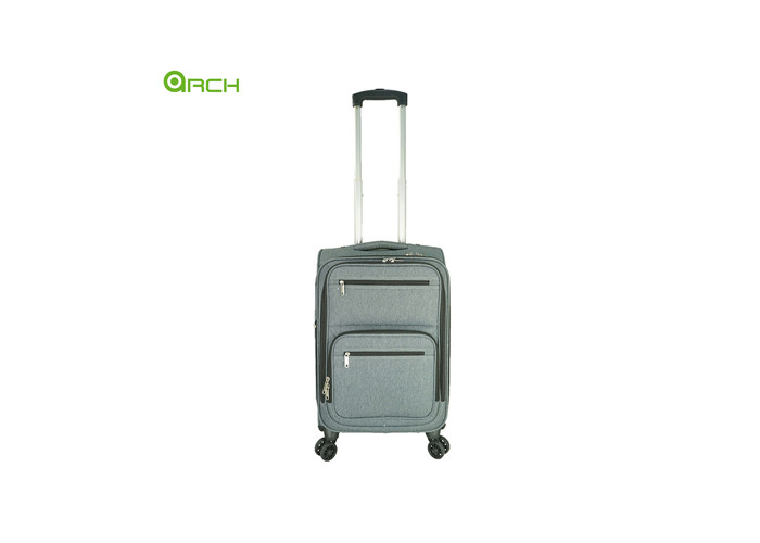 Snow Flake Soft Sided Polyester Luggage with Flight Wheels
