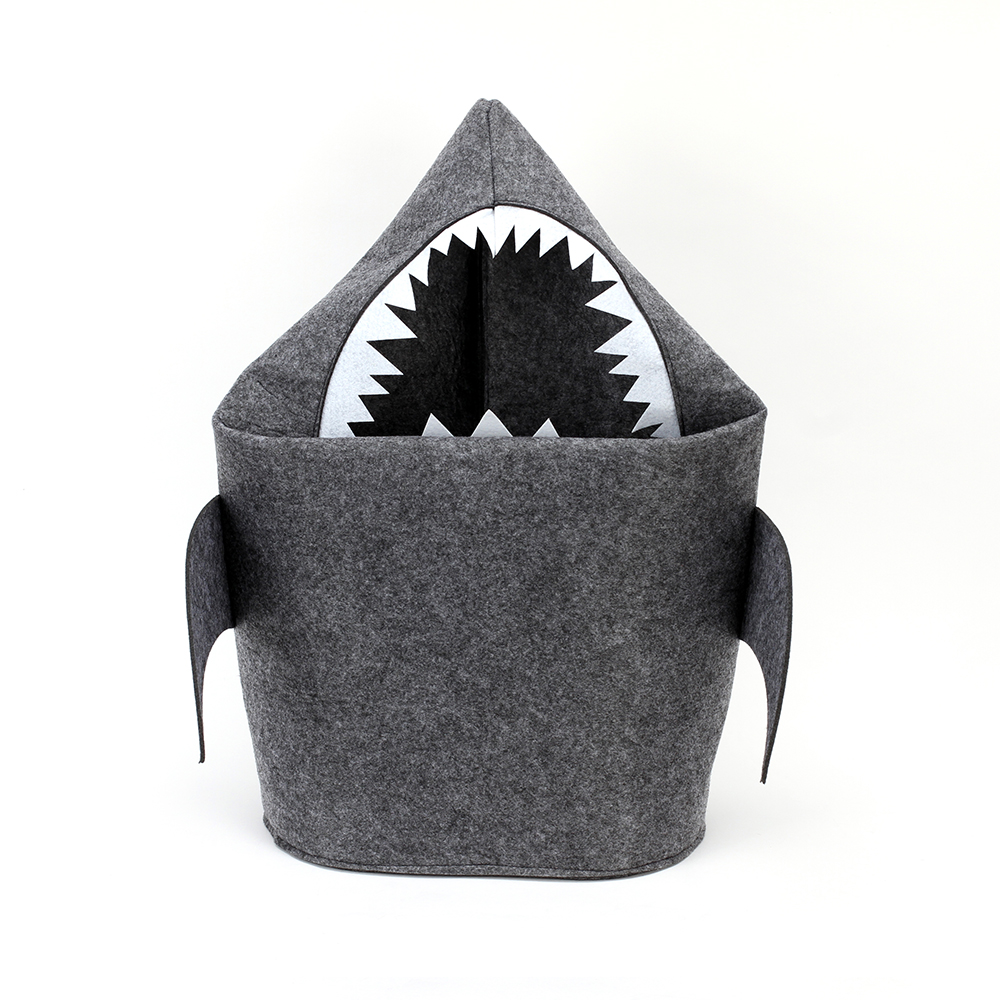 Eco Friendly Kids Custom Logo Folding Felt Cool Laundry Basket For Storage