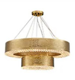 ODM Crystal Custom Pendant Light Fixtures ISO9001 Rust Prevention