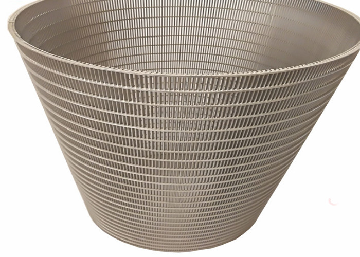 High Strength 30mm Width AISI 304 Wedge Wire Strainer Rectangular