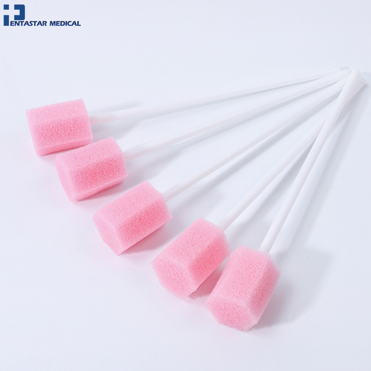 High Quality Oral Care Swabs for Mouth Cleaning Disposable oral swab Medical oral sponge swab