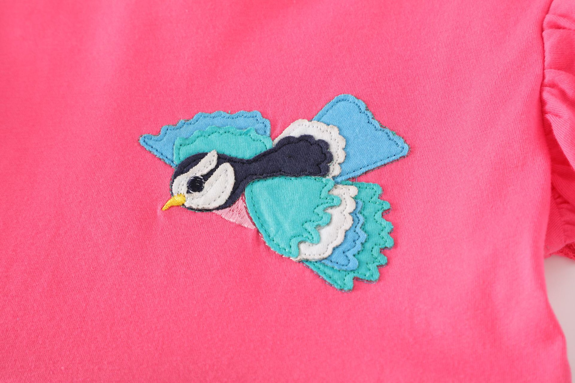 Sleeveless Ruffle Summer Children'S Clothing Cute Print Girl Boutique Dresses