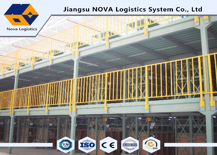 Powder Coating Multi Tier Mezzanine Rack For Large Storage High Load Capacity