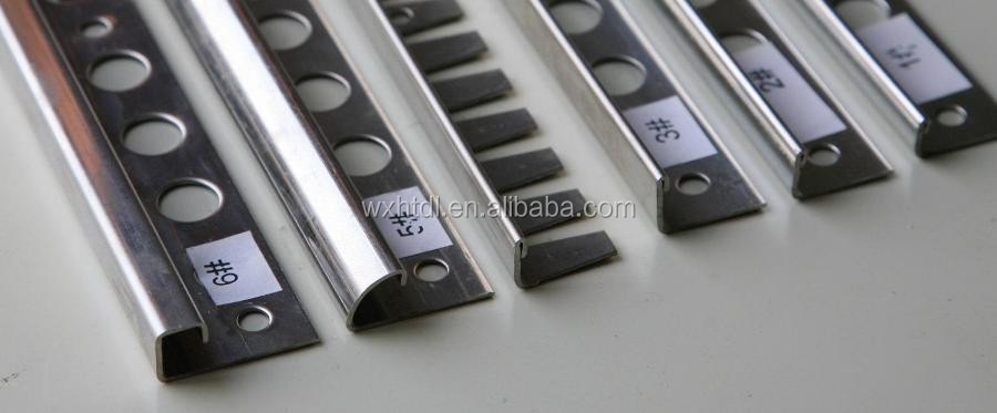 Decorative Stainless Steel Trim Tile Corner Trim 20mm 8mm