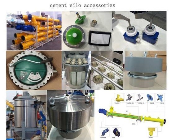 High Performance Cement Plant Silo 200 Ton For Concrete Batching Plant