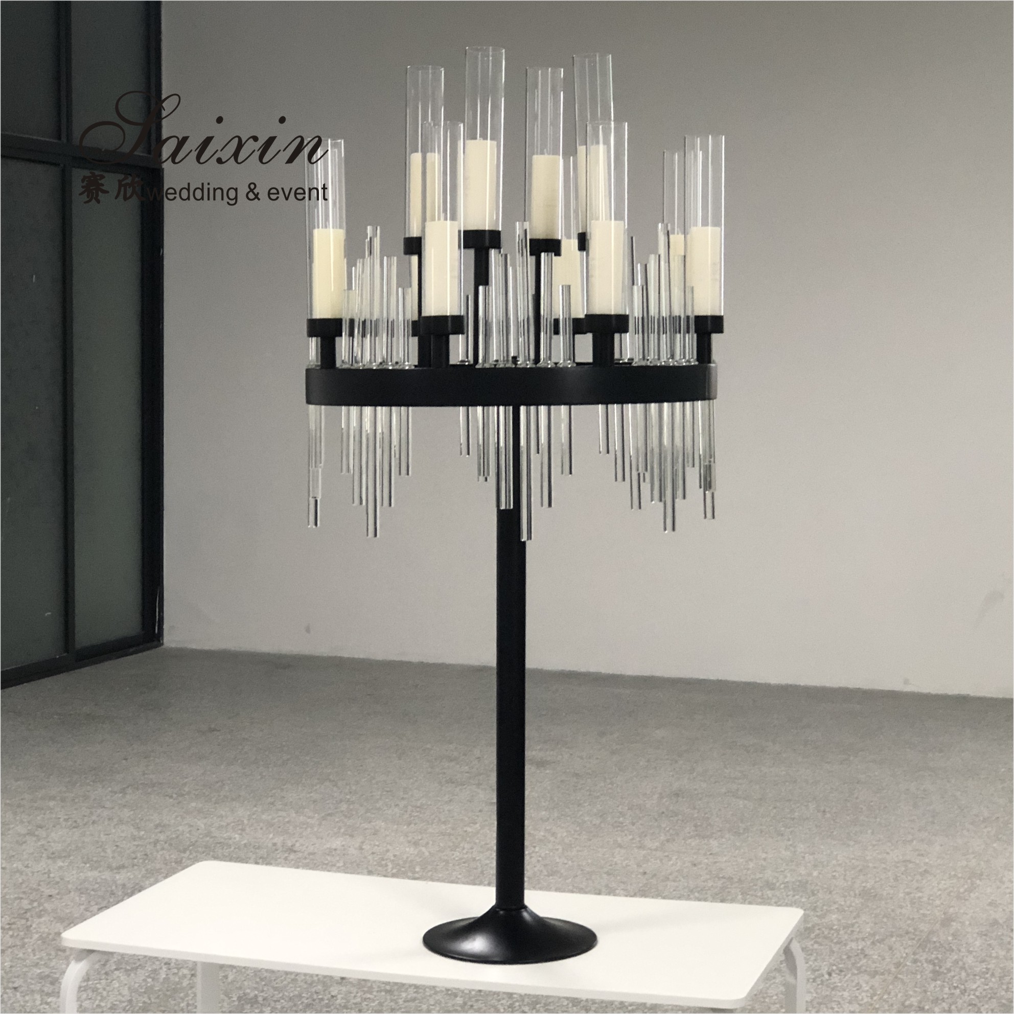 Wholesale remote control electric long LED taper candle for candle holder decoration weddings